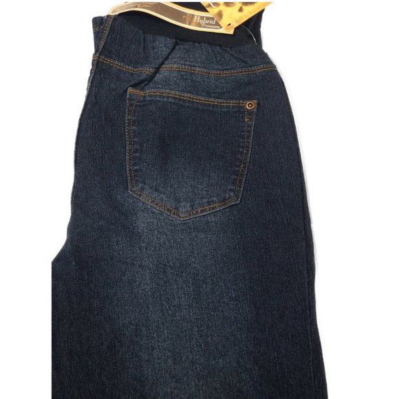 Hybrid & Company Skinny Stretch Maternity Jeans L *NWT* - Picture 4 of 5